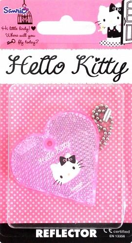 Световозвращатель "Hello Kitty" сердце / 1